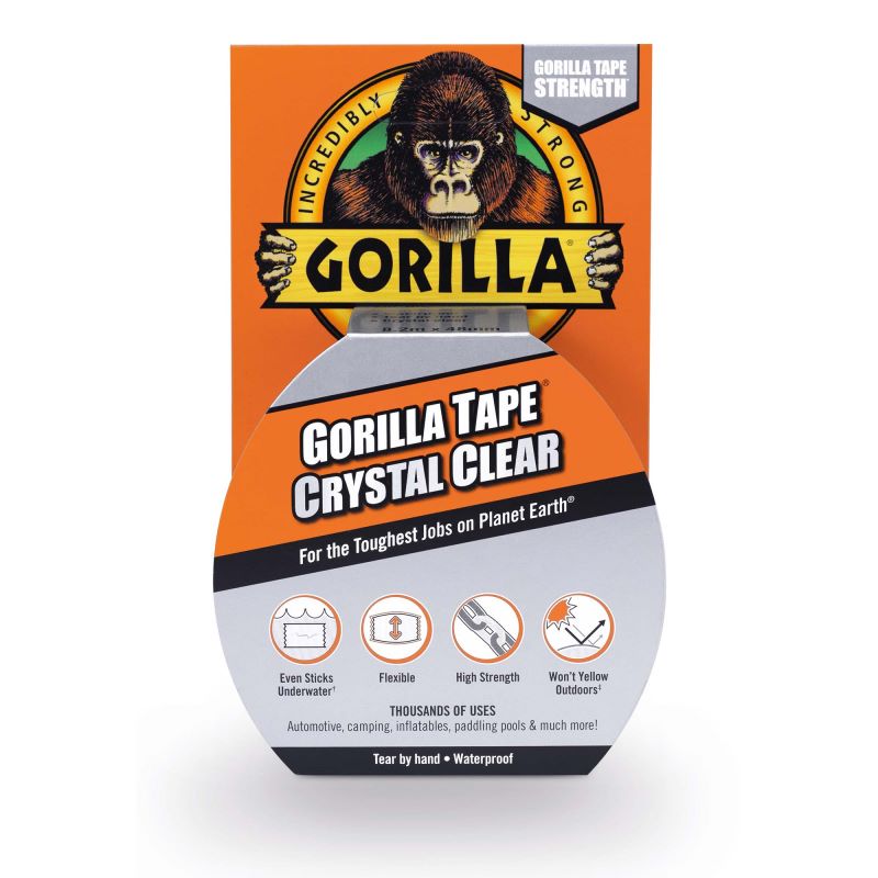 Gorilla Tape Crystal Clear 48mm x 8.2m