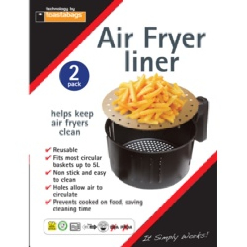 PLANIT AIR FRYER LINER NATURAL 2 PACK