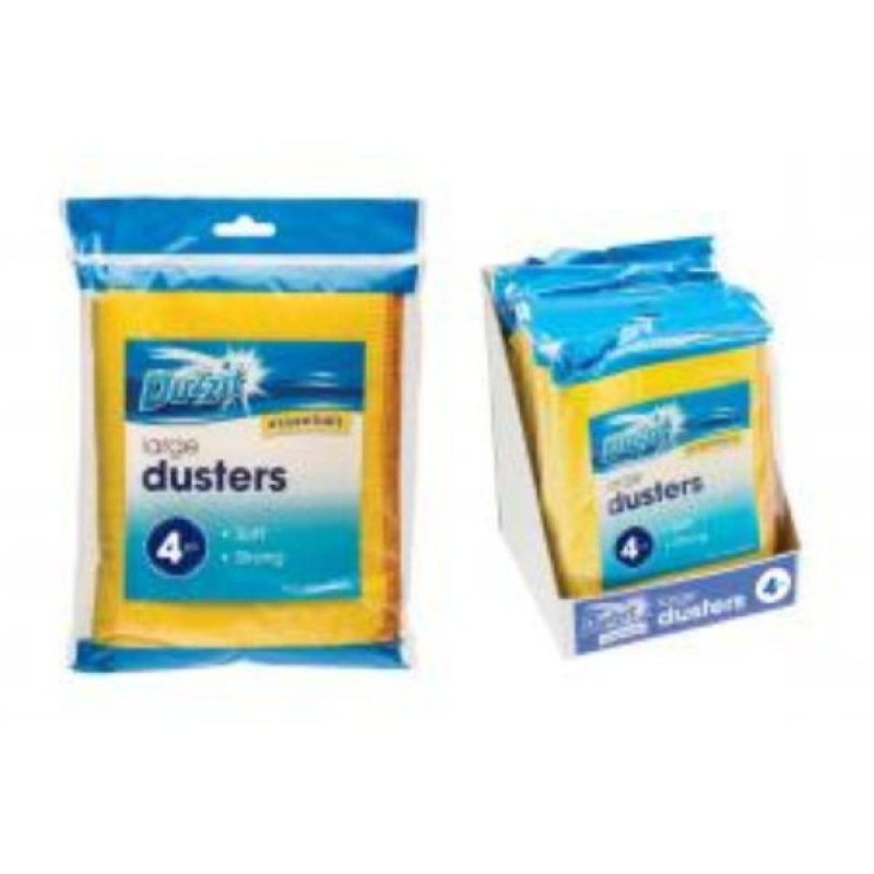 DUZZIT LARGE DUSTER 4PK
