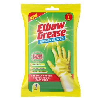 ELBOW GREASE RUBBER GLOVES LARGE