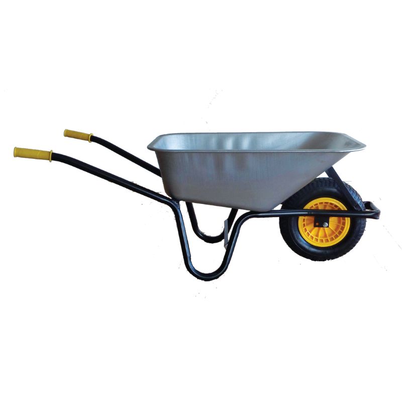 Wheelbarrow 90Lt Galvanised Body