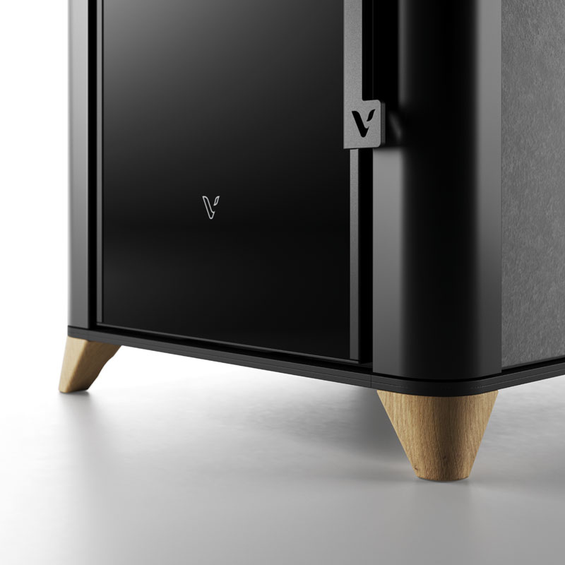 Vivace ELLY Wood Pellet Stove Black 2.5-6KW