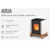 Ravelli ARIA Wood Pellet Stove - White 