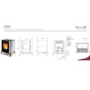 Ravelli ARIA Wood Pellet Stove - White 