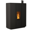 Ravelli HRV140 SILHOUETTE Wood Pellet Stove Boiler Black