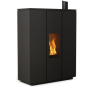 Ravelli HRV140 SILHOUETTE Wood Pellet Stove Boiler Black