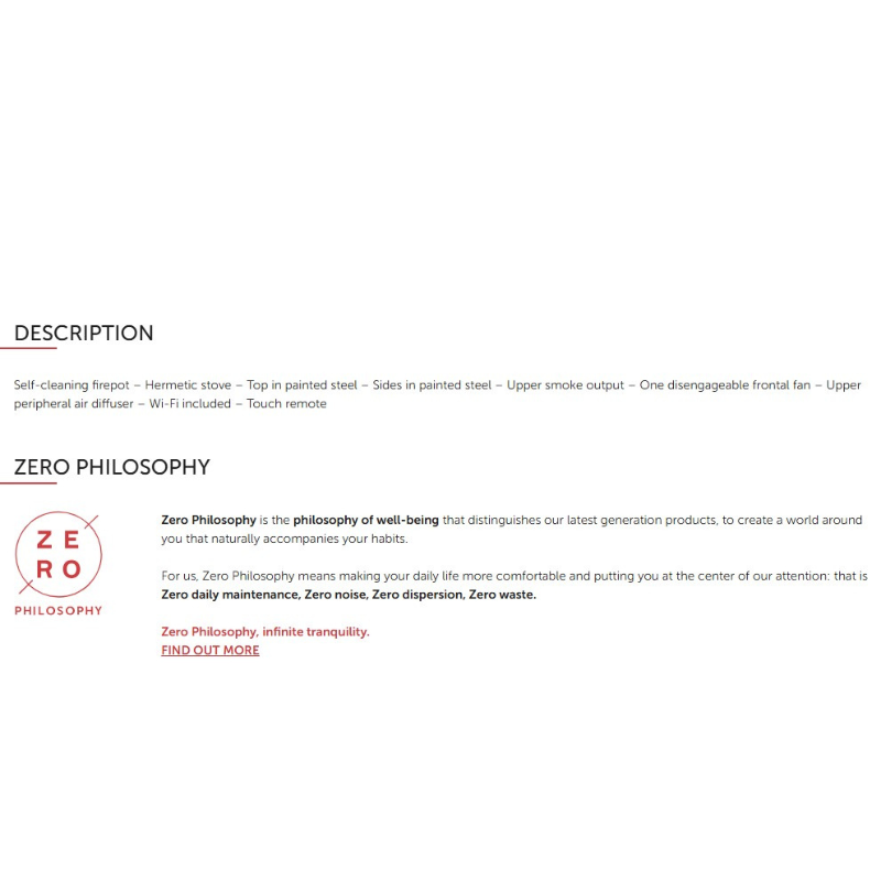 Ravelli HRV140 SILHOUETTE Wood Pellet Stove Boiler Black