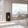 Edilkamin LIKE80 Wood Pellet Stove Black 