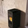 Edilkamin MILLA H15 UP Wood Pellet Stove Black c/w Pump