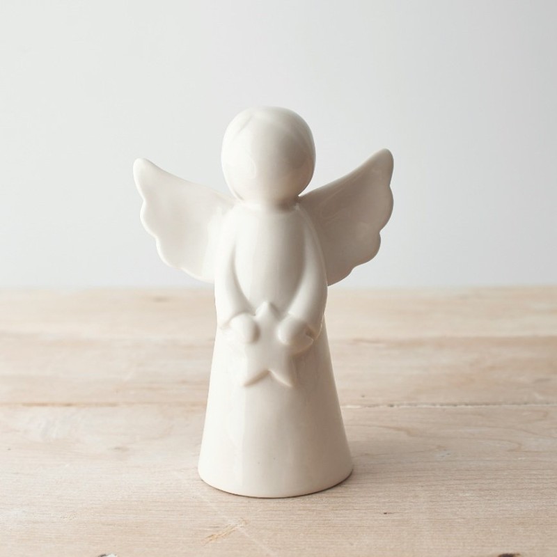 PL : Christmas Simple White Angel 15cm