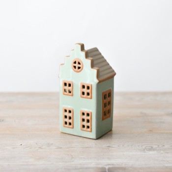 PL : Christmas LED Standing Green House 15.2cm