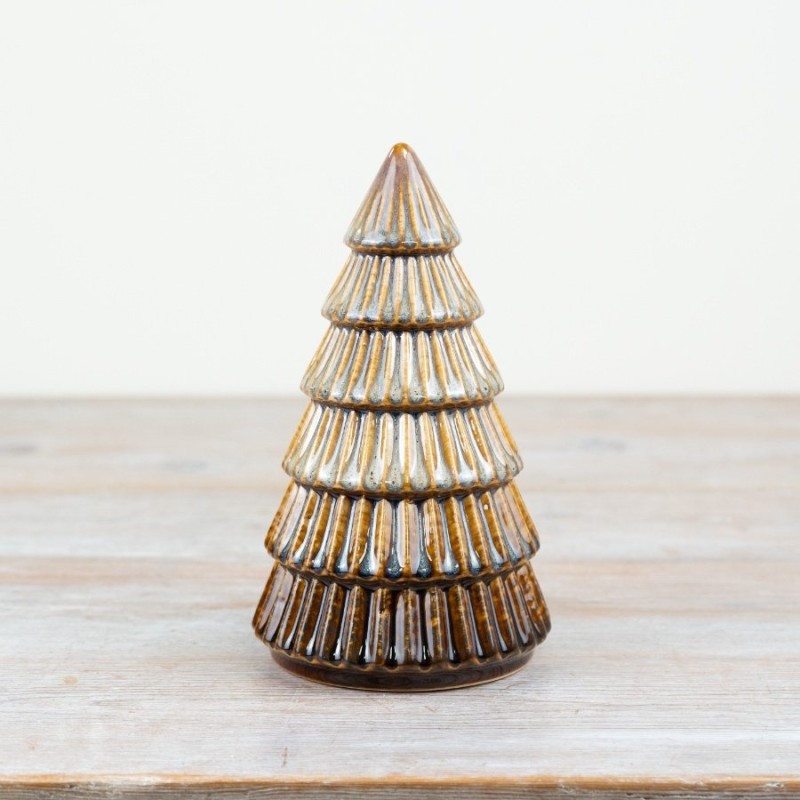 PL : Christmas Brown Tree Ornament 19cm