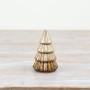 PL : Christmas Brown Tree Decoration 9.8cm