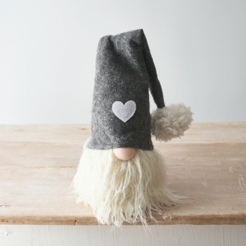 PL : Christmas Gonk Heart Hat Decoration 20cm