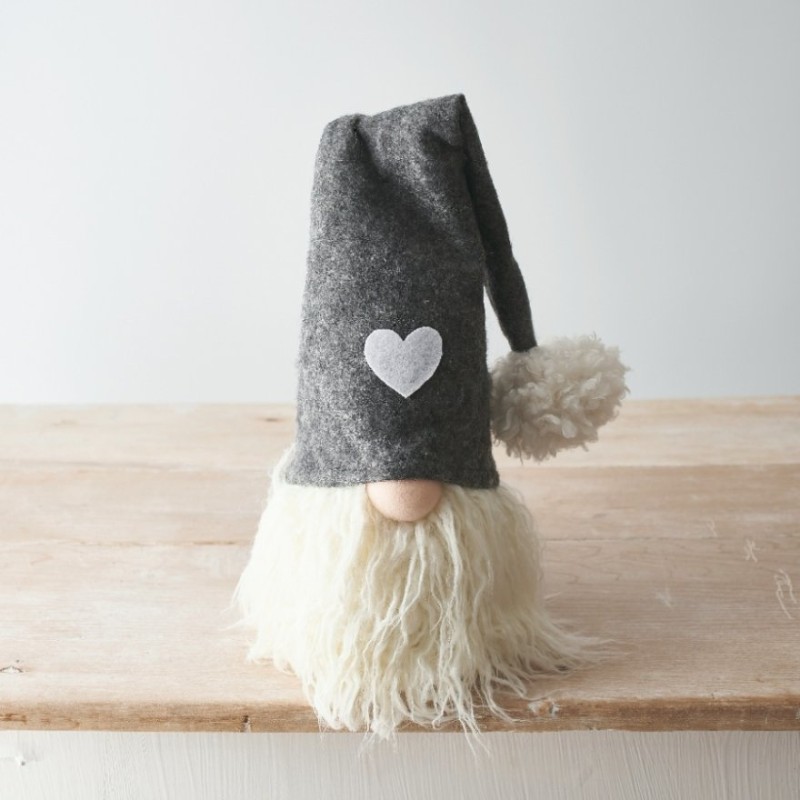 PL : Christmas Gonk Heart Hat Decoration 20cm