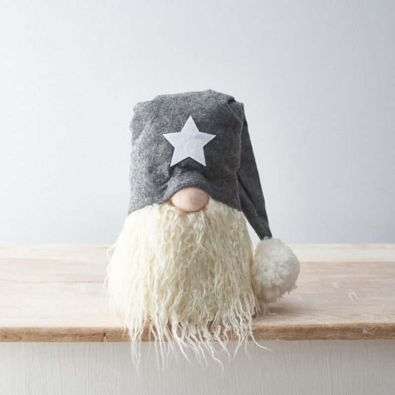 PL : Christmas Gonk Door Stop with Star Hat 25cm