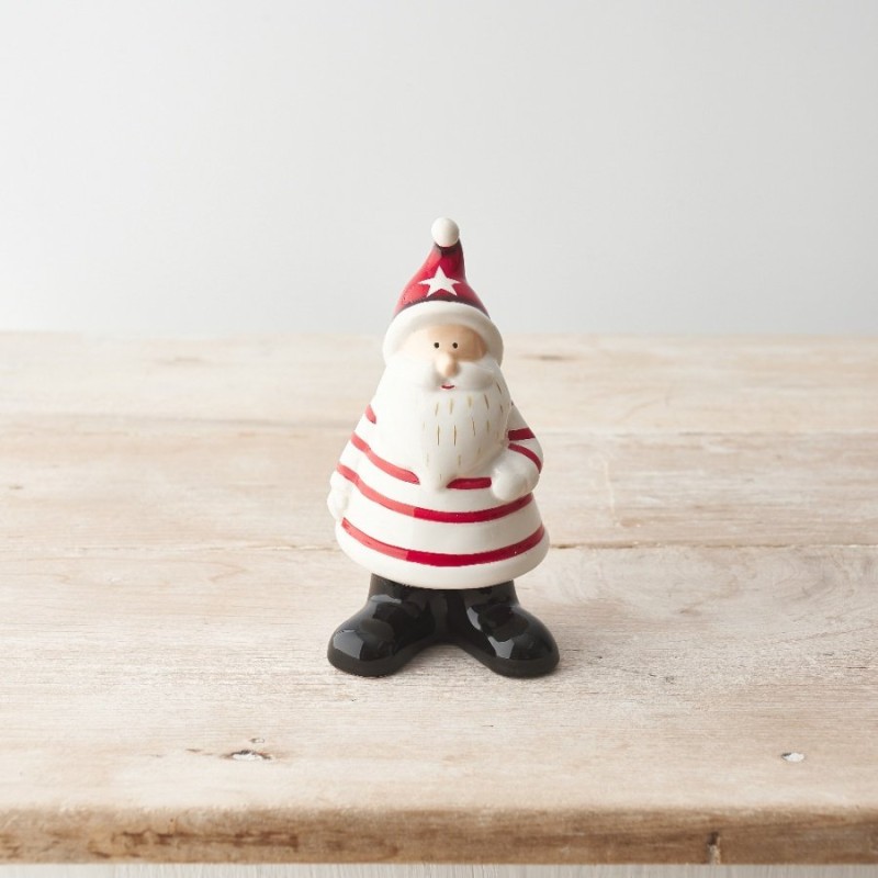 PL : Christmas Standing Santa Ornament 14cm