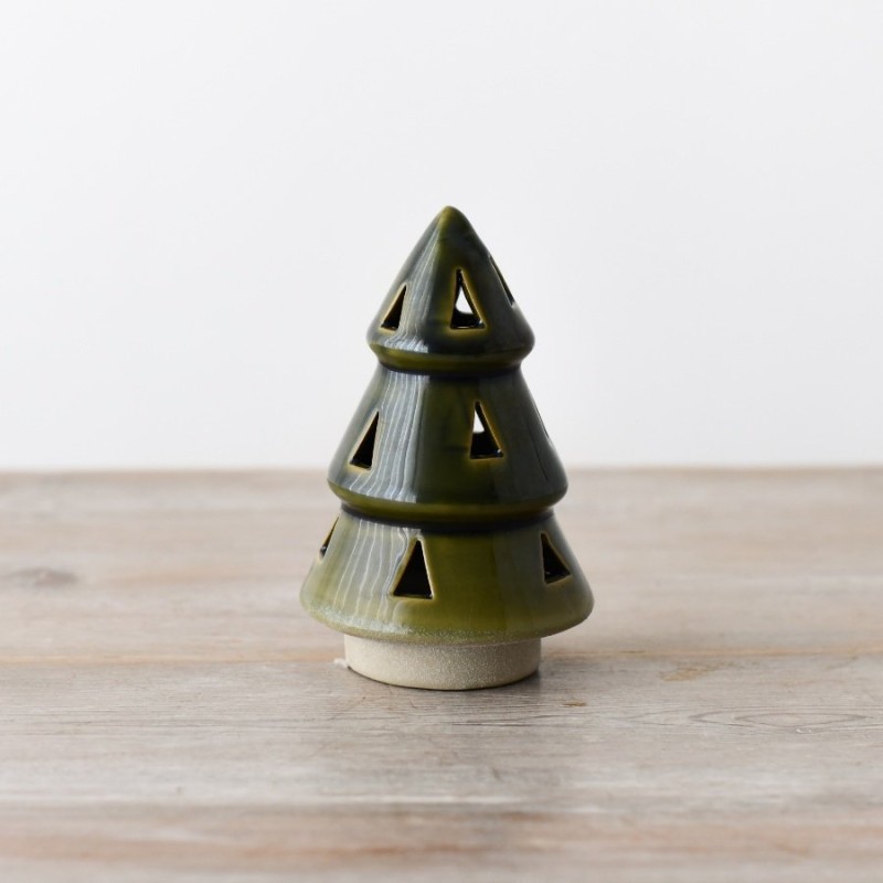 PL : Green Christmas Tree LED 12.5cm