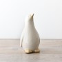 PL : Christmas Ceramic White Glazed Penguin 15cm