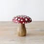 PL : Christmas Toadstool Ornament 10cm 