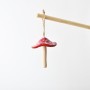 PL : Christmas Red & White Mushroom Hanger 7cm