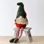 PL : Christmas Sitting Green & Red Gonk with String Beard 48cm