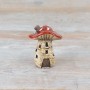 PL : Christmas Mushroom House Decoration 9cm