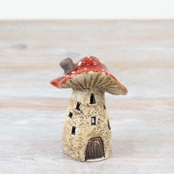 PL : Rustic Mushroom House LED 11.7cm