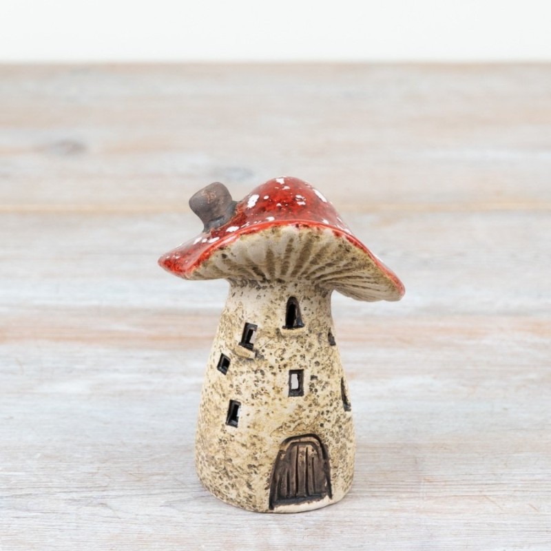PL : Rustic Mushroom House LED 11.7cm