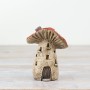 PL : Mushroom House Tea Light Holder 13cm