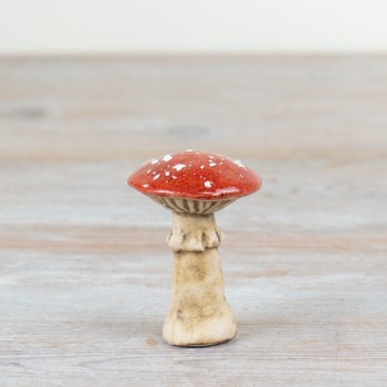 PL : Rustic Mushroom Decoration 8.1cm