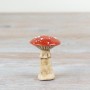 PL : Rustic Mushroom Decoration 8.1cm
