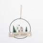 PL : Christmas "Get Cosy" Metal Frame Hanger