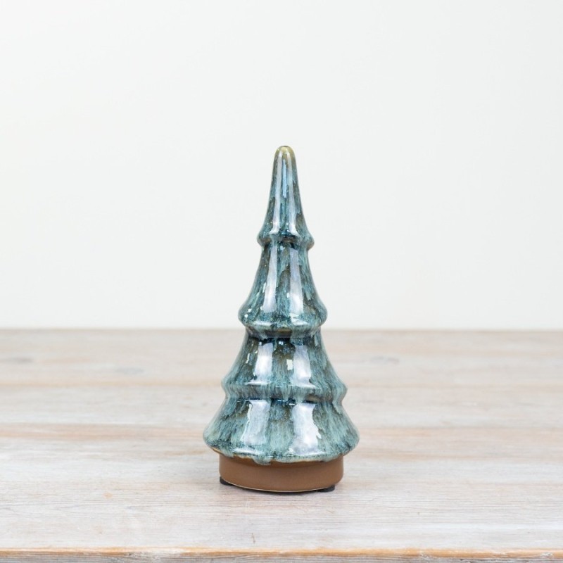 PL : Green Glazed Christmas Tree 20cm