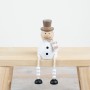 PL : Wooden Snowman 10.5cm