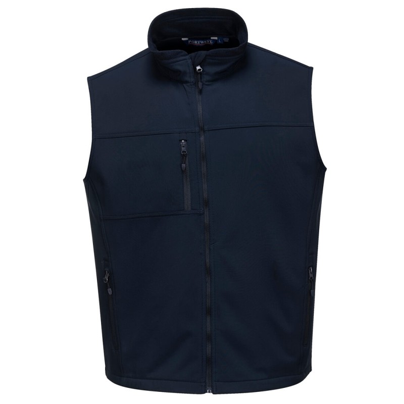 PW : SOFTSHELL BODYWARMER NAVY M