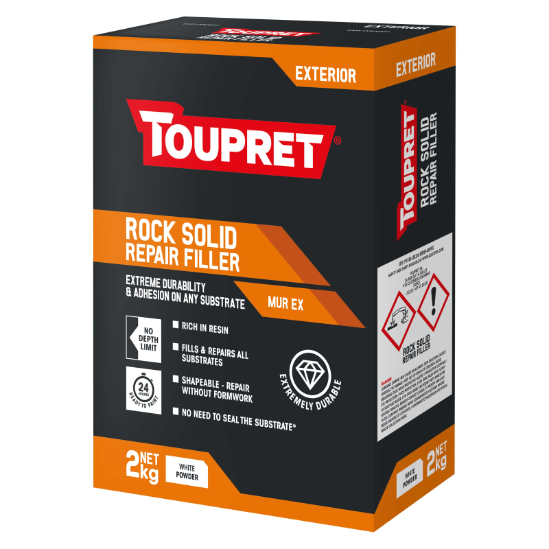Toupret Rock Solid  Repair Filler 2KG