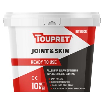 Toupret Joint & Skim Filler RTU 10KG