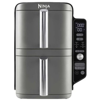 NINJA AIRFRYER DOUBLE STACK 9.5L GREY