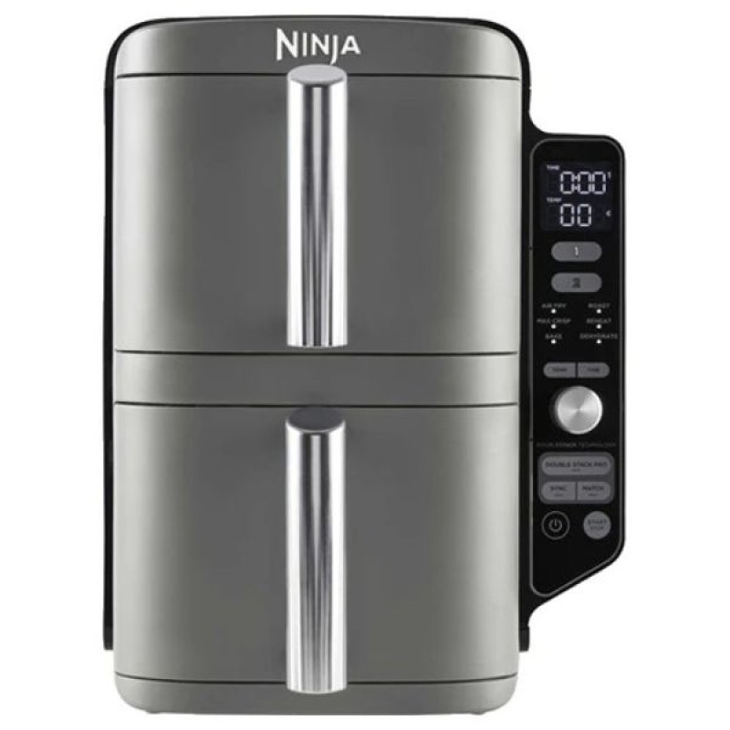 NINJA AIRFRYER DOUBLE STACK 9.5L GREY