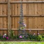 SG: Faux Rattan Obelisk - Slate 1.5M
