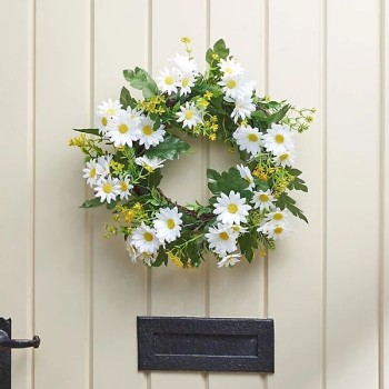 SG: Daisy Whirl Spring Wreath 40cm
