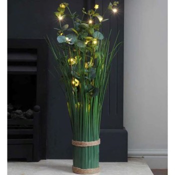SG: In-Lit Bouquet - Eucalyptus 70cm