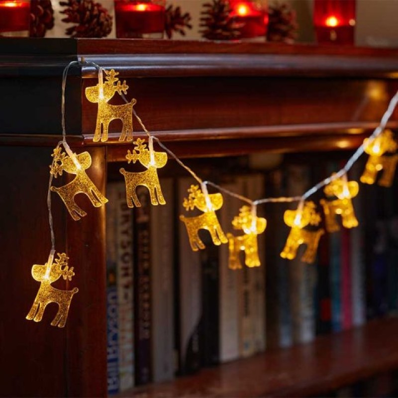SG XMAS : SPARKLEDEER STRING LIGHTS