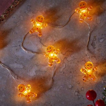 SG XMAS : GINGERBREAD STRING LIGHTS