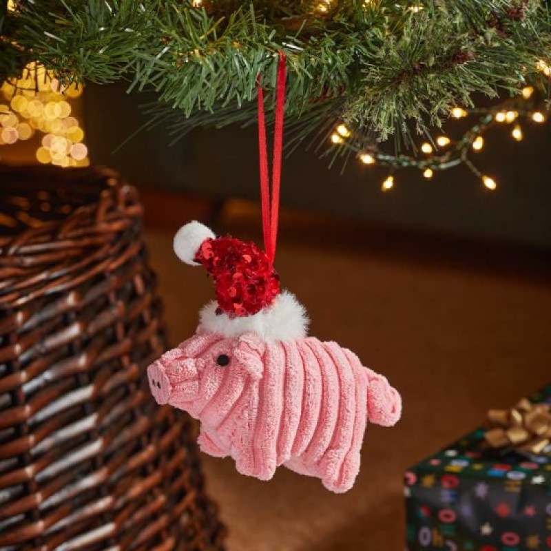 SG XMAS : POLLY PIG  PENDANT