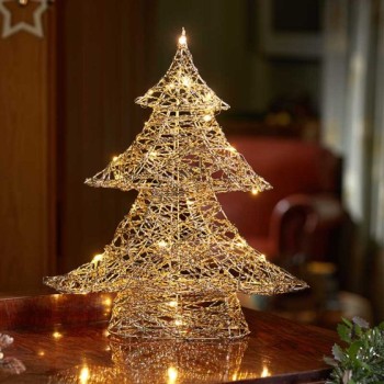 SG XMAS : GOLD WEAVE WONDERTREE 60CM