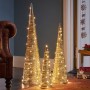 SG XMAS : CHAMPAGNE BRAID TREEBELISKS 3PK