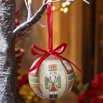SG XMAS : NUTCRACKER BAUBLE - ASSORTED DESIGNS