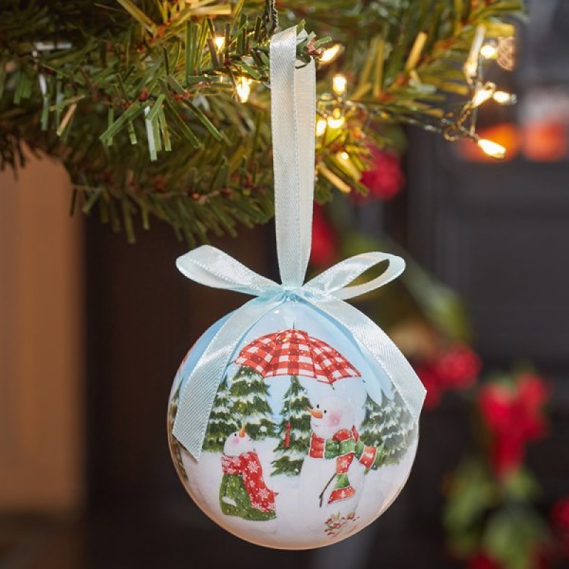 SG XMAS : SINGING SNOWMEN BAUBLE